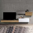 Composizione Mobili e Porta TV Soggiorno in Mdf Made in Italy - Hedda Viadurini