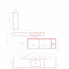 Composizione Mobili Moderni e Sospesi da Bagno, Design Made in Italy - Callisi1 Viadurini