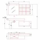 Composizione per Bagno Sospesa e dal Design Moderno Made in Italy - Farart9 Viadurini