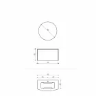 Composizione per il Bagno Sospesa di Design Moderno Made in Italy - Callisi11 Viadurini