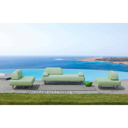 Composizione Salotto da Esterno in Tessuto di Design Made in Italy - Selia Viadurini