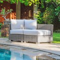 Composizione salotto da giardino artigianale Ania, design moderno