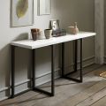 Consolle Allungabile 150 cm in Metallo e Nobilitato Made in Italy - Flap