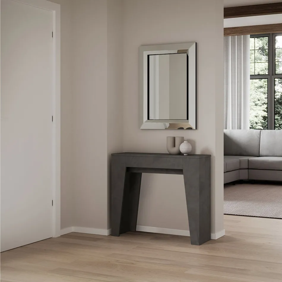 Consolle Allungabile a 181 cm in Nobilitato in Essenza Made in Italy - Castello Viadurini