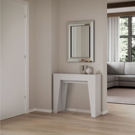 Consolle Allungabile a 181 cm in Nobilitato in Essenza Made in Italy - Castello Viadurini