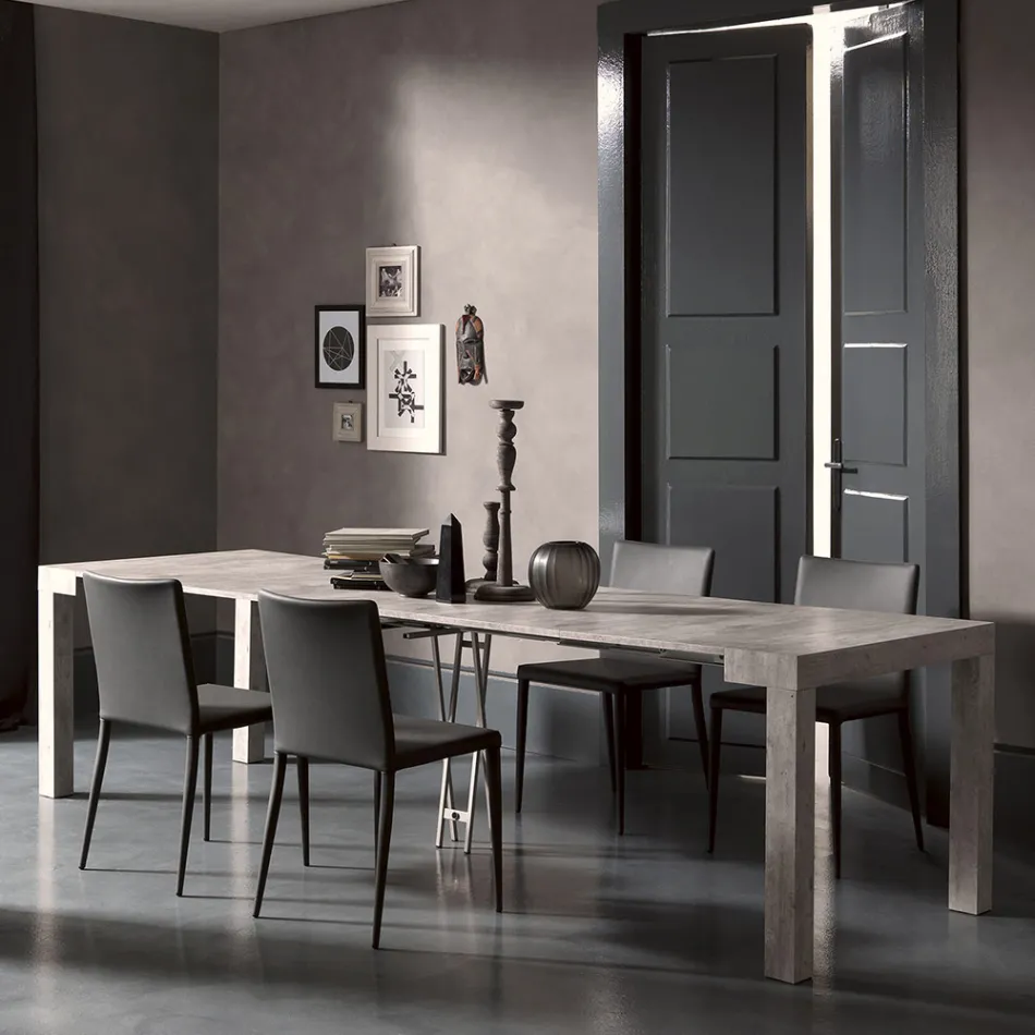 Consolle Allungabile a 290 cm in Legno Nobilitato Made in Italy - Paride Viadurini
