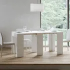 Consolle Allungabile a 299 cm con Allunghe Interne Made in Italy - Clessidra Viadurini