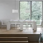 Consolle Allungabile a 299 cm con Allunghe Interne Made in Italy - Clessidra Viadurini