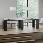 Consolle Allungabile a 299 cm con Allunghe Interne Made in Italy - Clessidra Viadurini