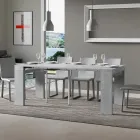 Consolle Allungabile a 300 cm con Supporto a 2 Gambe Made in Italy - Fantasma Viadurini