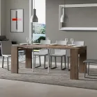 Consolle Allungabile a 300 cm con Supporto a 2 Gambe Made in Italy - Fantasma Viadurini