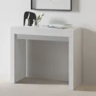 Consolle Allungabile a 300 cm con Supporto a 2 Gambe Made in Italy - Fantasma Viadurini