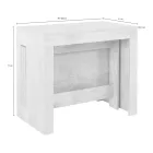 Consolle Allungabile a 300 cm da Ingresso o Salotto in Legno - Katharina Viadurini