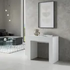 Consolle Allungabile a 307 cm in Microparticelle di Legno Made in Italy - Corona Viadurini