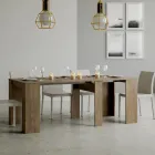 Consolle Allungabile a 308 cm con Supporto Centrale Made in Italy - Oracolo Viadurini