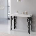 Consolle Allungabile con Gambe Moderne in Ferro Made in Italy - Palazzo