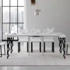 Consolle Allungabile con Gambe Moderne in Ferro Made in Italy - Palazzo Viadurini