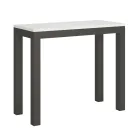 Consolle Allungabile di Design Moderno in Legno e Ferro Made in Italy – Never Viadurini