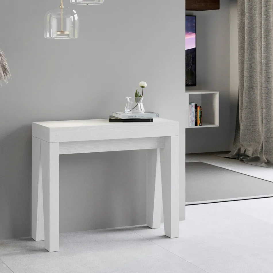 Consolle Allungabile Disponibili in 2 Diverse Misure Made in Italy - Grifone Viadurini