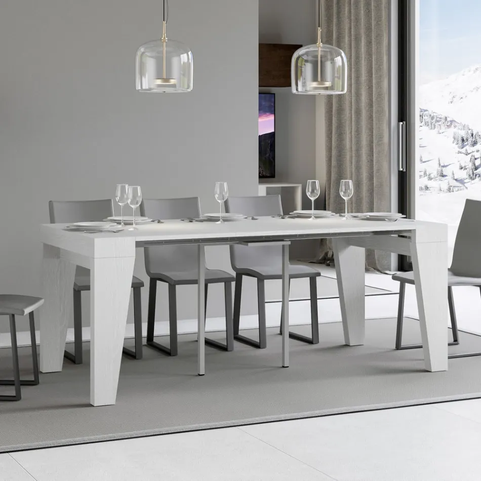Consolle Allungabile Disponibili in 2 Diverse Misure Made in Italy - Grifone Viadurini