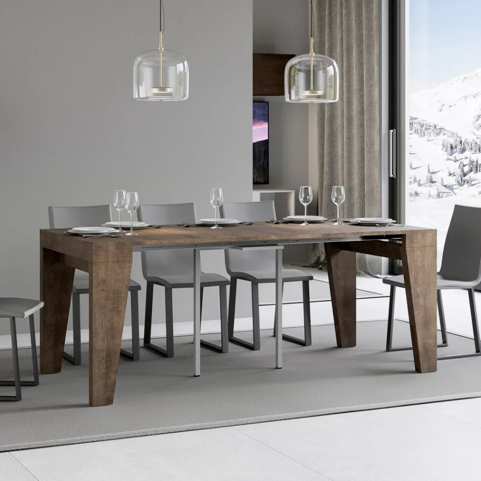 Consolle Allungabile Disponibili in 2 Diverse Misure Made in Italy - Grifone Viadurini