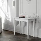 Consolle Allungabile Finitura Noce o Bianco Frassino Made in Italy - Folletto Viadurini