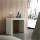 Consolle allungabile fino 295 cm in nobilitato folding Uri Viadurini