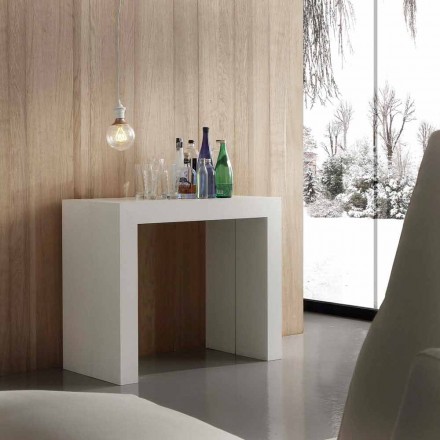 Consolle allungabile fino 295 cm in nobilitato folding Uri Viadurini