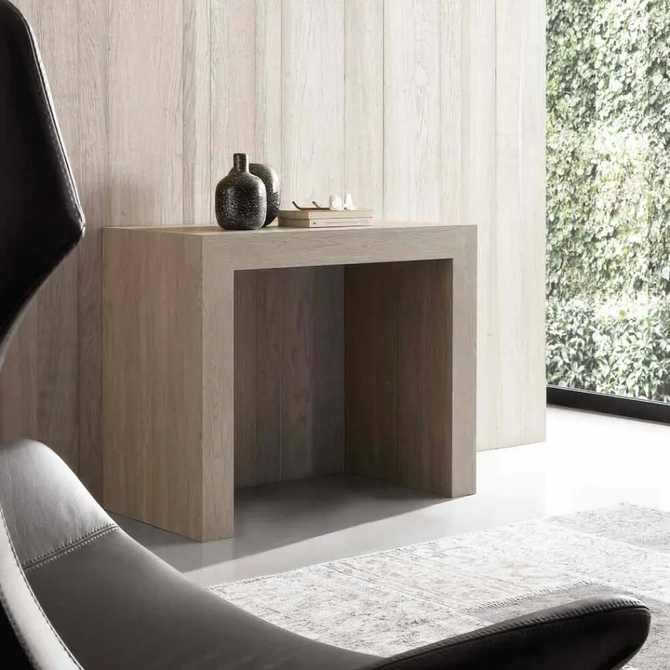 Consolle allungabile fino 295 cm in nobilitato folding Uri Viadurini