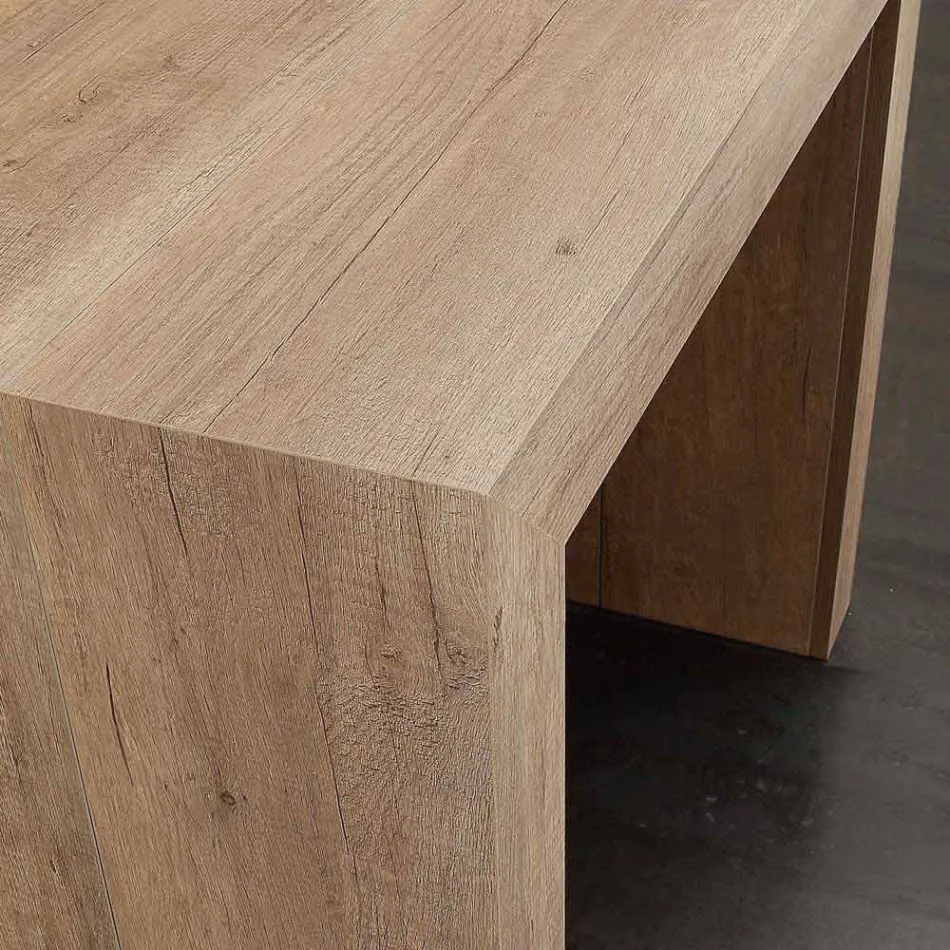 Consolle allungabile fino 295 cm in nobilitato folding Uri Viadurini