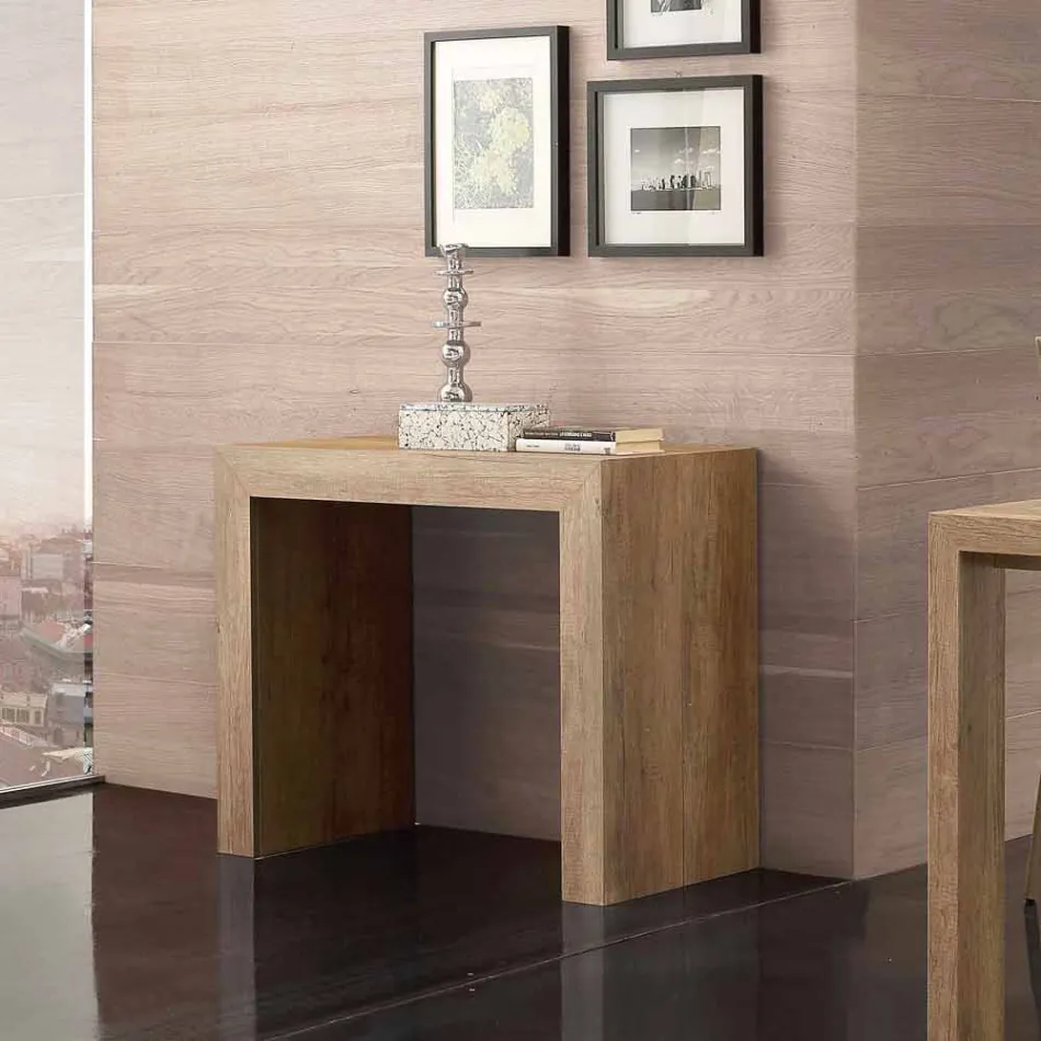 Consolle allungabile fino 295 cm in nobilitato folding Uri Viadurini