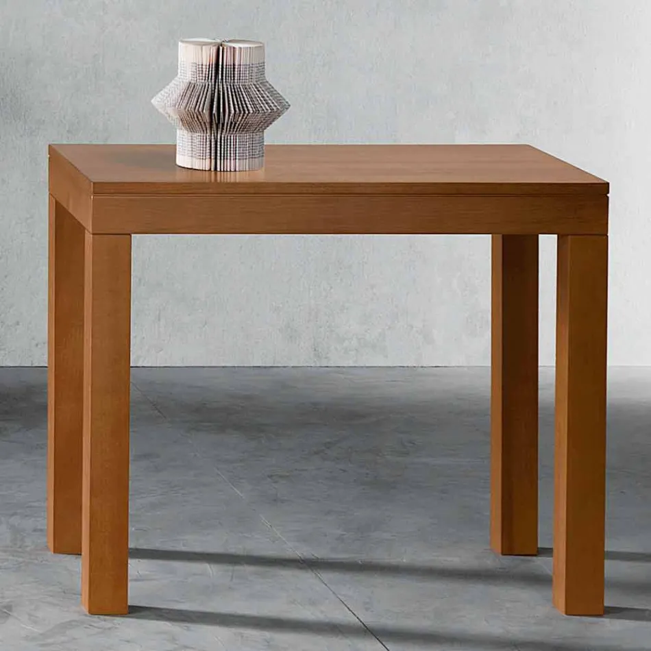 Consolle Allungabile fino a 12 posti in Legno Noce Made in Italy – Picchia Viadurini