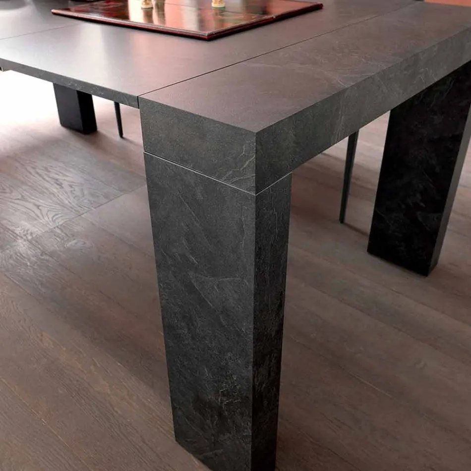 Consolle Allungabile Fino a 290 cm con Piano in Legno Made in Italy - Seregno Viadurini