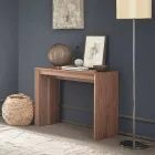 Consolle Allungabile Fino a 295 cm in Legno di Design Made in Italy - Temocle Viadurini