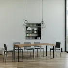 Consolle Allungabile Fino a 300 cm con Telaio Antracite Made in Italy - Gigante Viadurini