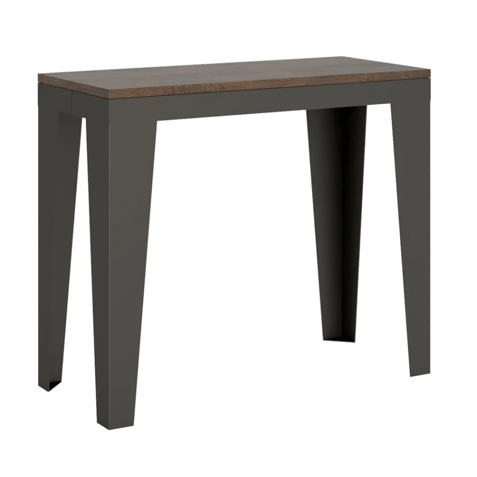 Consolle Allungabile Fino a 300 cm in Microparticelle di Legno Made in Italy – Flamber Viadurini