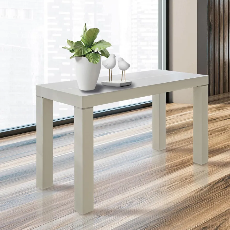Consolle Allungabile in Legno di Frassino con Prolunghe Made in Italy – Gandalf Viadurini