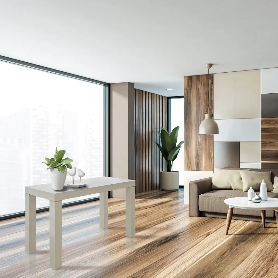 Consolle Allungabile in Legno di Frassino con Prolunghe Made in Italy – Gandalf Viadurini