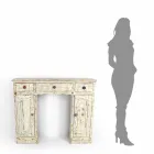 Consolle Artigianale in Legno Massello di Abete Made in Italy - Carminia Viadurini