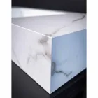 Consolle Bagno Lavabo Integrato e Mensola Sospese in Gres 4 Finiture - Rampina Viadurini