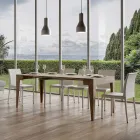 Consolle Classica Allungabile a 3 mt in Legno Nobilitato Made in Italy - Argelia Viadurini