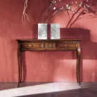 Consolle da Salotto con 2 Cassetti in Legno Bassano Francia Made in Italy - Bumba Viadurini