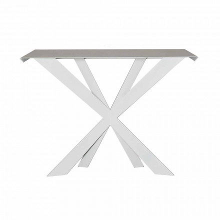 Consolle da Salotto o Ingresso in Ferro Colorato Made in Italy – Zecchina Viadurini