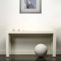Consolle design moderno in legno laccato 150x78x40 cm Felicity