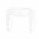 Consolle di design in plexiglass trasparente prodotta in Italia,Africo Viadurini