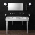 Consolle doppia su gambe in ceramica stile vintage anni 900' Serenity