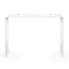 Consolle Fissa in Plexiglass Bianca o Fumè Made in Italy - Genio Viadurini