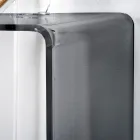 Consolle Fissa in Plexiglass Bianca o Fumè Made in Italy - Genio Viadurini