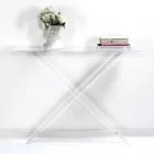 Consolle in Plexiglass per Ingresso o Soggiorno Made in Italy - Tenessee Viadurini