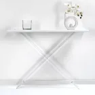 Consolle in Plexiglass per Ingresso o Soggiorno Made in Italy - Tenessee Viadurini
